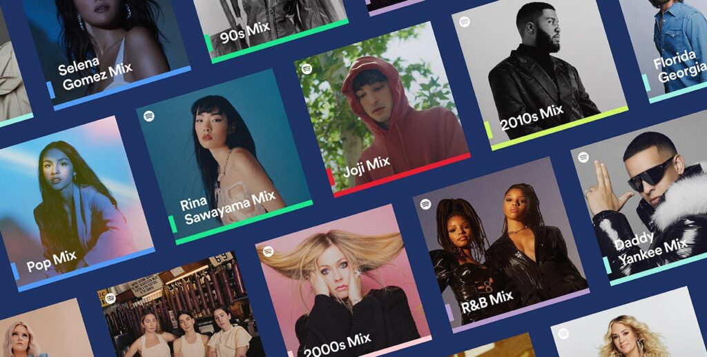 New Spotify Mixes Feature Your Favorite Artists, Genres, and Decades