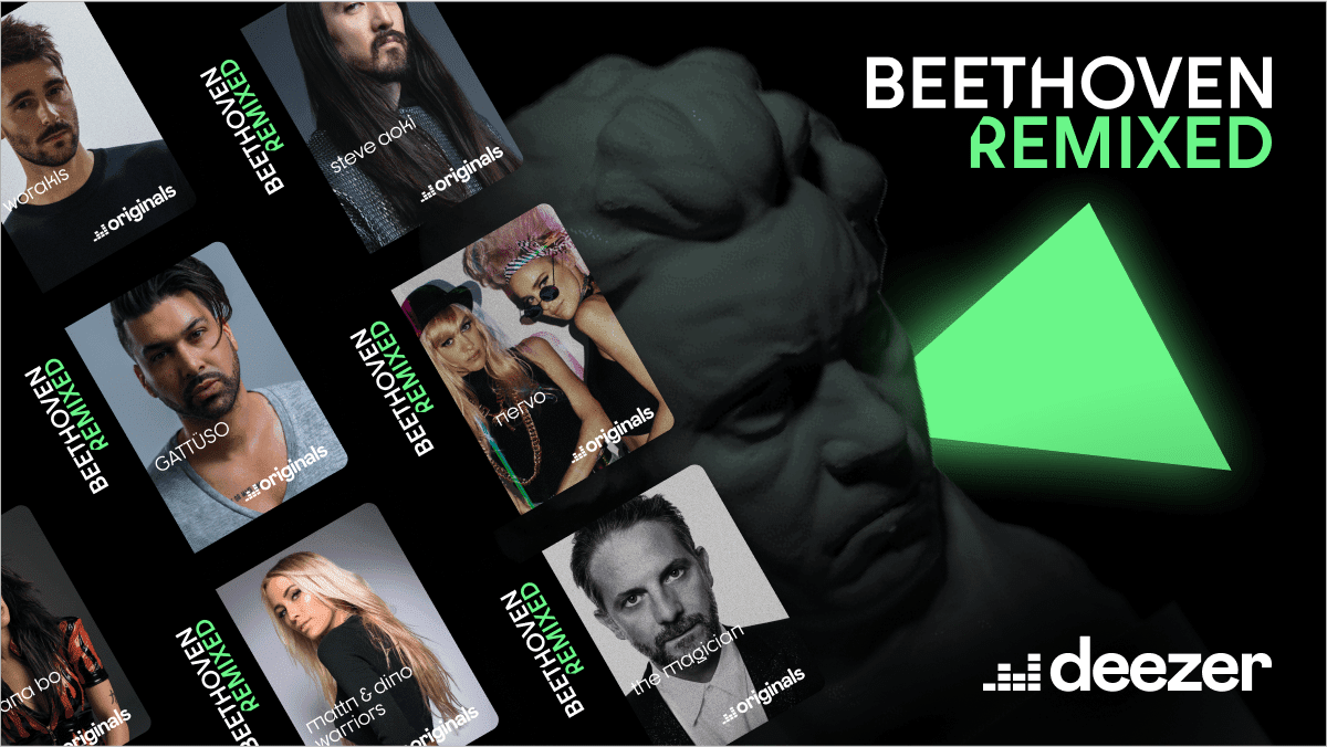 Steve Aoki, NERVO & The Magician feature on Deezer’s Beethoven Remixed