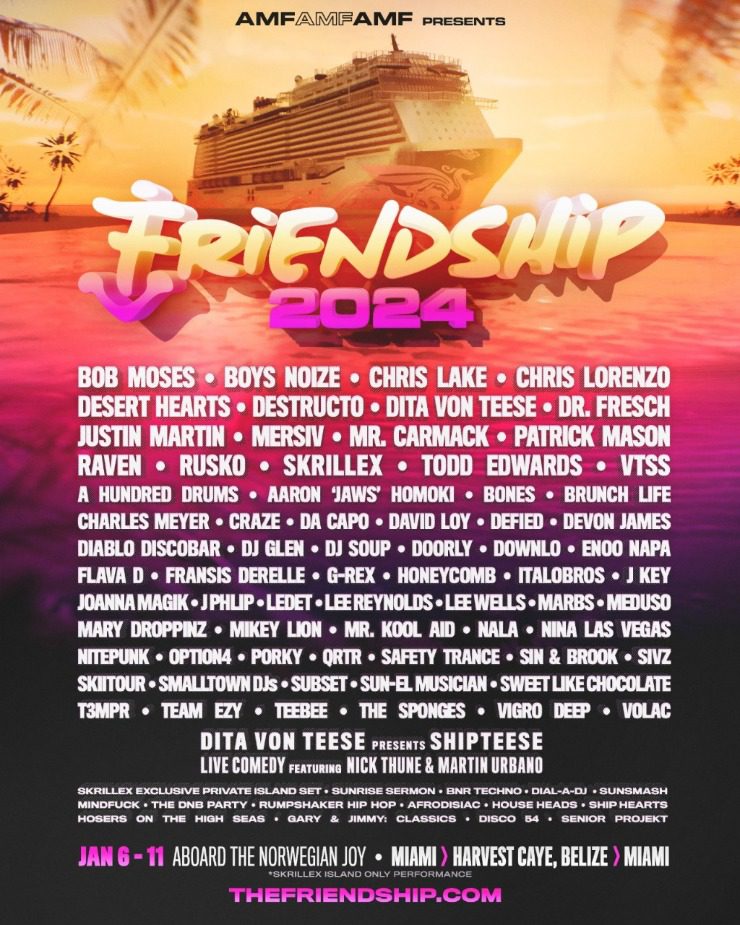 FriendShip Unveils Completely Stacked Lineup for 2024 Sailing